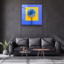 Wallity Pintura Decorativa de Vidrio Templado Multicolor 40 x 40